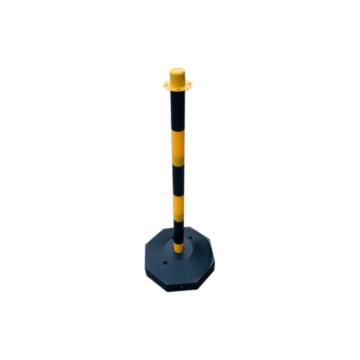 锦安行 塑料警示柱，820×280×280 黄黑色色 塑料分体式 可灌沙警示柱，JCH-LZ04 售卖规格：1个
