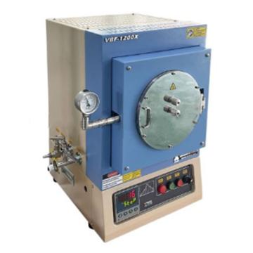 合肥科晶 水平真空管式炉 型号：VBF-1200X-H8，配套：机械泵+水冷设备+挡板阀+波纹管