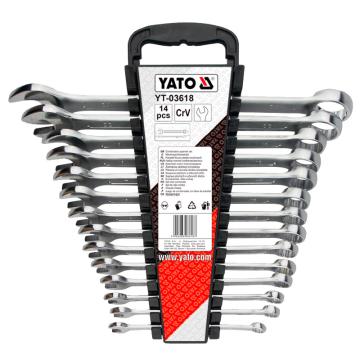 易尔拓/YATO 两用扳手套装，8-24mm，14件套，YT-03618 售卖规格：1套