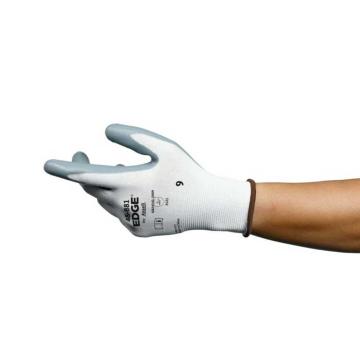 安思尔/Ansell 丁腈涂层耐磨轻型多用途工业防护手套，48-881-7 白色，144副/箱 售卖规格：1副