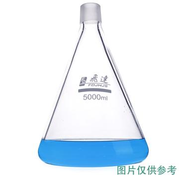 垒固 砂芯过滤装置三角烧瓶，5000ml、50#，仅含瓶子，B-014314 售卖规格：1只