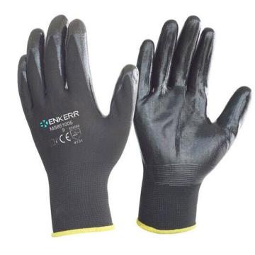 赢克尔 丁腈涂层耐油防护手套，CZ-MS851005-9 黑色 售卖规格：1副