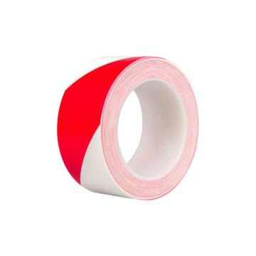 保拉 PVC警示胶带，红白，48mm×18米，8114 售卖规格：1卷