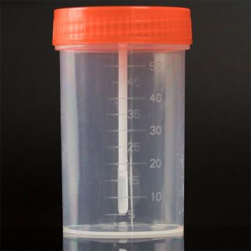 冰禹 实验室一次性塑料尿杯，BYrl-197 大便杯带勺60ml（20个） 售卖规格：20个/箱