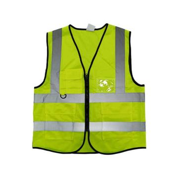 勒塔 多口袋反光背心，绿色，针织布，均码，LT-PPE881 售卖规格：1件