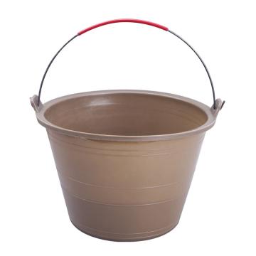 益美得 加厚水泥桶砂浆桶塑料桶牛筋桶手提桶，WYQ0561 40型灰桶 售卖规格：1个