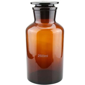冰禹 玻璃广口瓶 大口试剂瓶，BY-79C 棕色2500ml 售卖规格：1个