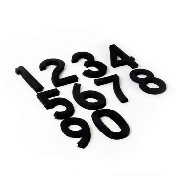 嘉辽 数字标识，黑色，自粘性乙烯材料，字高152.4mm，0-9/组，BSFY0101 售卖规格：5组/包