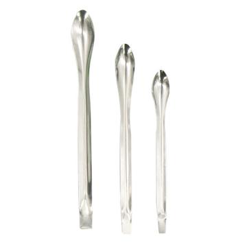 冰禹 实验室药匙 化学药勺 不锈钢塑料实验勺子，BY-3070 不锈钢3件套 （2套共6个） 售卖规格：6个/包