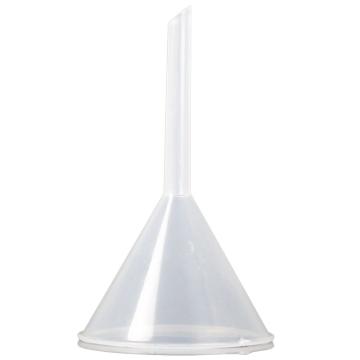 冰禹 塑料透明小漏斗 实验室三角漏斗 耐高温锥形漏斗，BYA-145 60mm长颈（1个） 售卖规格：1个