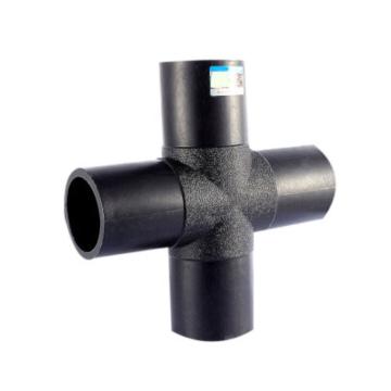 联塑 HDPE给水管材（对接），热熔等径四通，dn90，PN16 售卖规格：1个