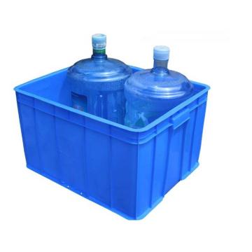 百盈塑料 塑料周转箱，BY082 10号箱,外尺寸:600×500×350mm,蓝色 售卖规格：1个