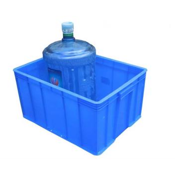 百盈塑料 塑料周转箱，BY080 8号箱,外尺寸:535×415×300mm,蓝色 售卖规格：1个