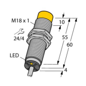 图尔克/TURCK 接近开关，NI8-M18-AZ3X NO 220VAC 售卖规格：1个