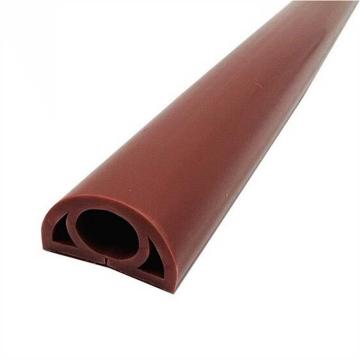 嘉辽 PVC软橡胶阻燃绝缘线槽，20×11mm(内经8mm)，枣红色，20m/卷，EBS4655 售卖规格：1卷