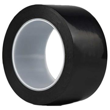 帛拉 地面警示胶带-黑色，50mm*33m，超粘PVC材质，厚0.16mm，90107BK 售卖规格：1卷