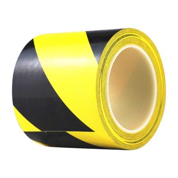 布朗森/BRONSON 通用型地板划线胶带，高性能PVC自粘性材料，100mmx22m，黄/黑，A66271 售卖规格：1卷