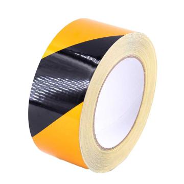 布朗森/BRONSON 反光警示划线胶带，高性能反光自粘性材料，50mmx22m，黄/黑，A66301 售卖规格：1卷