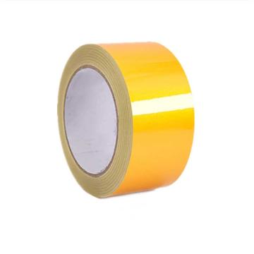 帛拉 反光警示胶带-黄色，50mm*22m，高亮反光材质，90286A 售卖规格：1卷