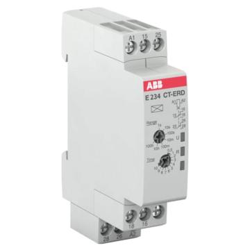 ABB 电子时间继电器，CT-ERD.22, 24-48VDC/24-240VAC, 0.05s-100 售卖规格：1只