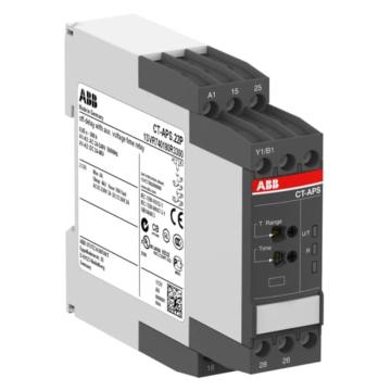 ABB 电子时间继电器，CT-APS.22P, 2c/o, 24-48VDC, 24-240VAC 售卖规格：1只