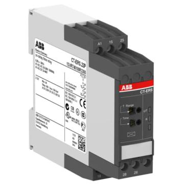 ABB 电子时间继电器，CT-ERS.22P, 2c/o, 24-48VDC, 24-240VAC 售卖规格：1只