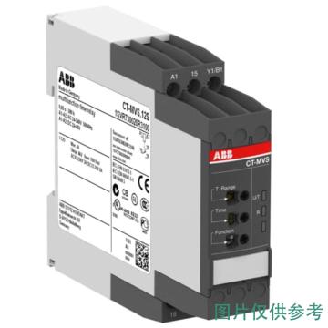 ABB 电子时间继电器，CT-MVS.12P, 1c/o, 24-48VDC, 24-240VAC 售卖规格：1只
