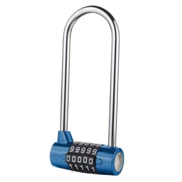 罕码 U型5位密码锁(长梁)，HMLK3127Blu 蓝色 售卖规格：1个