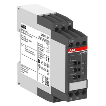 ABB 电子时间继电器，CT-MVS.22S,2c/o,24-48VDC,24-240VAC 售卖规格：1只