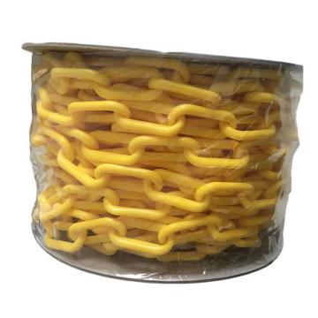帛拉 塑料链条-黄色，线径8mm*25m，警示隔离链条，99078 售卖规格：1套