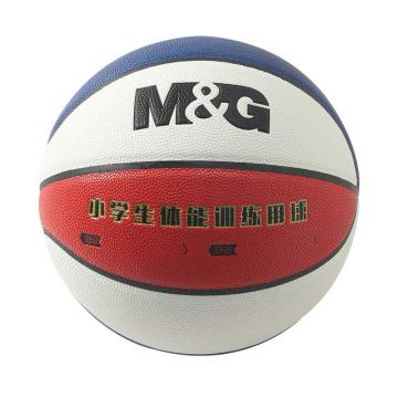 晨光 5号PU经典红蓝白三色篮球，AST09503 售卖规格：1个