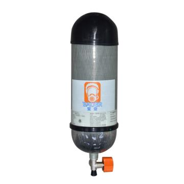 宝亚 9L空气呼吸器气瓶，KHF-30C（9L） 全缠绕碳纤维复合材质，3C桔阀 售卖规格：1个