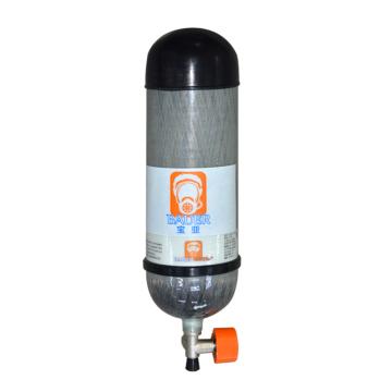 宝亚 6.8L空气呼吸器气瓶，KHF-30C 全缠绕碳纤维复合材质，3C桔阀 售卖规格：1个