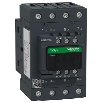 施耐德电气 TeSys D系列四极交流控制接触器，LC1DT60AF7 售卖规格：1个