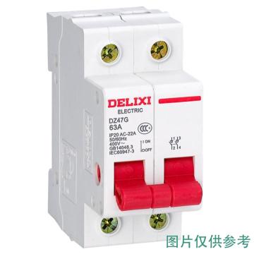 德力西/DELIXI 微型隔离开关，DZ47G132 DZ47G 1P 32A 售卖规格：1个