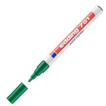 edding 记号笔工业油漆笔，edding 751-绿色 耐高温300度 线幅1mm-2mm绿色 售卖规格：1支