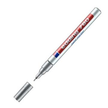 edding 记号笔工业油漆笔，edding 780-银色 耐高温300度 线幅0.8mm 售卖规格：1支