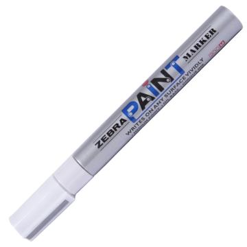 斑马/ZEBRA PAINT记号笔油漆笔，MOP-200M 2.5mm （银色） 售卖规格：1支