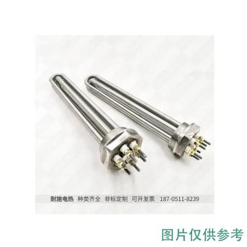 政泽 六角法兰加热管，法兰螺牙32 加热管长300（U）电压 220 功率1500W 编号ZY- DU