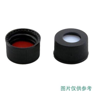 芯硅谷 13-425 PP螺纹瓶盖垫 本色PTFE/白色硅胶隔垫;黑色盖，P2171-14-100EA 售卖规格：100个/包