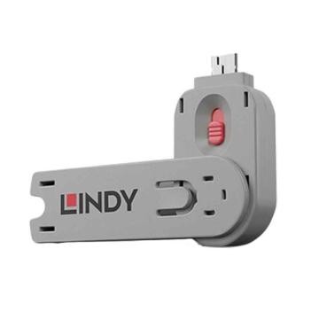 林迪/LINDY USB端口锁钥匙包红色（1把钥匙不含锁头)，40620 售卖规格：1个