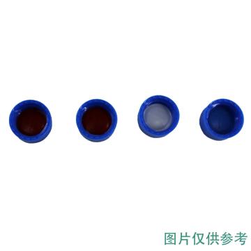芯硅谷 9mmPP短螺纹瓶一体盖垫 一字预切口;蓝色PTFE/白色硅胶隔垫，P6726-04-100EA 售卖规格：100个/包