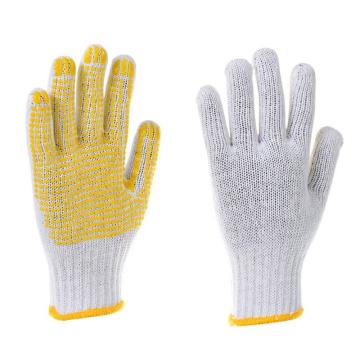 好员工 点塑手套，好员工 7针漂白600g黄点珠，黄边，12付/打 黄点珠，黄边，12付/打 售卖规格：1打