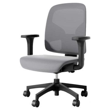 得力 時尚人體工學居家風格電腦椅，91107(深灰) 不含安裝