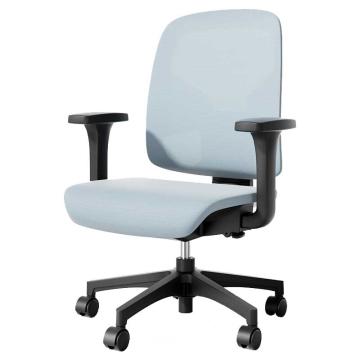 得力 時尚人體工學居家風格電腦椅，91107(青) 不含安裝