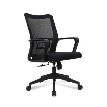 得力 簡約時尚辦公椅職員椅，91103(黑) 不含安裝