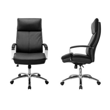 得力 加大加寬老板椅主管椅電腦椅，91009(黑色) 不含安裝