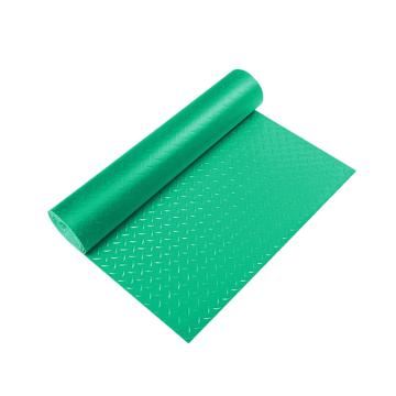 Raxwell PVC防滑走道垫钢花纹，RJMH0016 绿色厚2.7mm 1.8*15m 售卖规格：1卷