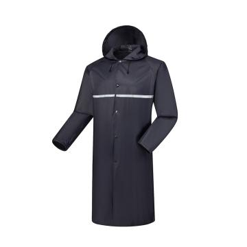 Raxwell 反光连体雨衣，RW8160 涤丝纺，单层，183T，藏青色，L码 售卖规格：1件