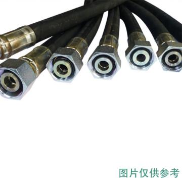 力孚/LEAD-FLEX 钢丝编织胶管总成，KJ16*4sp*0.8m（64mp） 售卖规格：1根